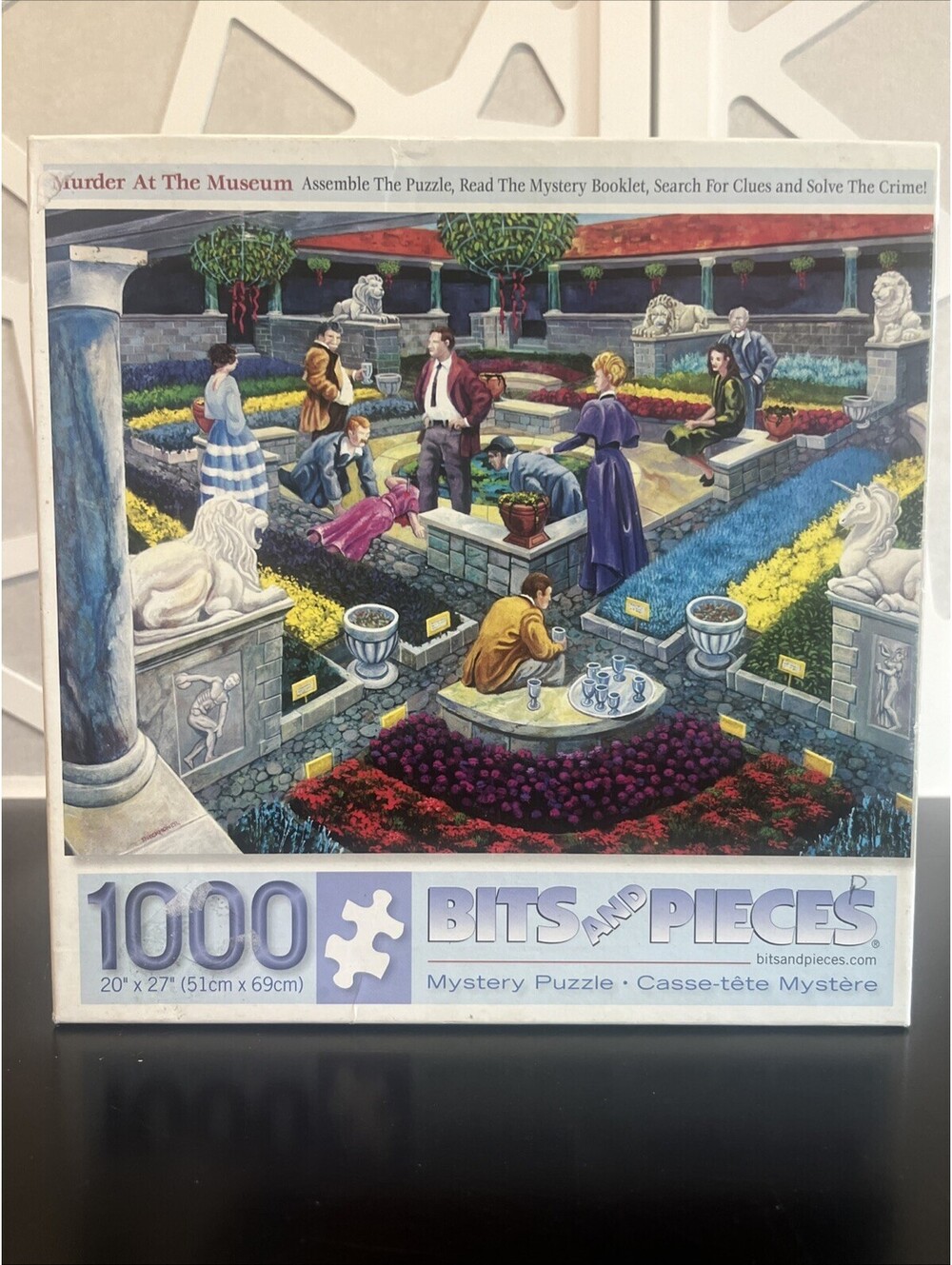 Bits and Pieces Murder At The Museum 1000 Piece Mystery Jigsaw Puzzle